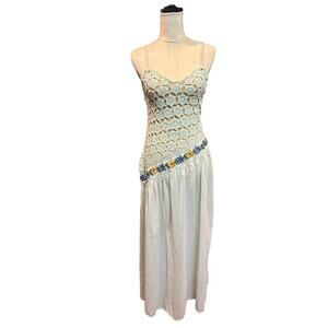 BNWT Chasing Unicorns Tunnel of Love Maxi Dress Size S